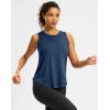 imageG Gradual Workout Tank Top for Women Sleeveless Athletic Yoga Tops High Neck Quick Dry Running Tennis Sports Shirts for WomenNavy