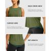 imageG Gradual Workout Tank Top for Women Sleeveless Athletic Yoga Tops High Neck Quick Dry Running Tennis Sports Shirts for WomenOlive
