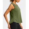 imageG Gradual Workout Tank Top for Women Sleeveless Athletic Yoga Tops High Neck Quick Dry Running Tennis Sports Shirts for WomenOlive