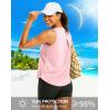imageG Gradual Workout Tank Top for Women Sleeveless Athletic Yoga Tops High Neck Quick Dry Running Tennis Sports Shirts for WomenPink