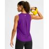 imageG Gradual Workout Tank Top for Women Sleeveless Athletic Yoga Tops High Neck Quick Dry Running Tennis Sports Shirts for WomenPurple