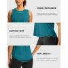 imageG Gradual Workout Tank Top for Women Sleeveless Athletic Yoga Tops High Neck Quick Dry Running Tennis Sports Shirts for WomenTeal