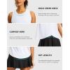 imageG Gradual Workout Tank Top for Women Sleeveless Athletic Yoga Tops High Neck Quick Dry Running Tennis Sports Shirts for WomenWhite