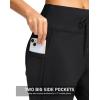 imageG Gradual Yoga Capri Pants for Women with Pockets High Waist Capris Leggings Tummy Control Straight Workout Summer Crop PantsBlack