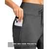 imageG Gradual Yoga Capri Pants for Women with Pockets High Waist Capris Leggings Tummy Control Straight Workout Summer Crop PantsCharcoal