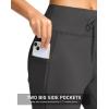 imageG Gradual Yoga Capri Pants for Women with Pockets High Waist Capris Leggings Tummy Control Straight Workout Summer Crop PantsDark Grey