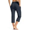 imageG Gradual Yoga Capri Pants for Women with Pockets High Waist Capris Leggings Tummy Control Straight Workout Summer Crop PantsDusty Blue