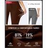 imageG Gradual Yoga Capri Pants for Women with Pockets High Waist Capris Leggings Tummy Control Straight Workout Summer Crop PantsEspresso