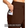 imageG Gradual Yoga Capri Pants for Women with Pockets High Waist Capris Leggings Tummy Control Straight Workout Summer Crop PantsEspresso