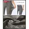 imageG Gradual Yoga Capri Pants for Women with Pockets High Waist Capris Leggings Tummy Control Straight Workout Summer Crop PantsLight Grey