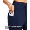 imageG Gradual Yoga Capri Pants for Women with Pockets High Waist Capris Leggings Tummy Control Straight Workout Summer Crop PantsNavy