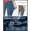 imageG Gradual Yoga Capri Pants for Women with Pockets High Waist Capris Leggings Tummy Control Straight Workout Summer Crop PantsStone Blue
