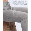 imageMens Fleece Lined Winter Pants 32quot34quot36quot Inseam Tall Sweatpants with Zipper Pockets Warm Athletic Joggers MenGrey Space Dye
