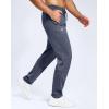 imageMens Fleece Lined Winter Pants 32quot34quot36quot Inseam Tall Sweatpants with Zipper Pockets Warm Athletic Joggers MenHeather Dusty Blue