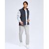 imageMens Fleece Lined Winter Pants 32quot34quot36quot Inseam Tall Sweatpants with Zipper Pockets Warm Athletic Joggers MenHeather Medium Grey