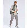 imageMens Fleece Lined Winter Pants 32quot34quot36quot Inseam Tall Sweatpants with Zipper Pockets Warm Athletic Joggers MenLight Grey