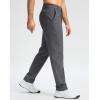 imageMens Golf Pants 30quot32quot34quot Stretch Dress Pants Quick Dry Casual Slacks Work Business Trousers for Men with PocketsDark Grey