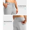 imageMens Golf Pants 30quot32quot34quot Stretch Dress Pants Quick Dry Casual Slacks Work Business Trousers for Men with PocketsGull Gray