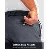 imageMens Golf Shorts with 5 Pockets 11quot Inseam Stretch Quick Dry Casual Work Dress Shorts for MenDark Grey
