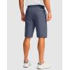 imageMens Golf Shorts with 5 Pockets 11quot Inseam Stretch Quick Dry Casual Work Dress Shorts for MenDusty Blue