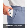imageMens Golf Shorts with 5 Pockets 11quot Inseam Stretch Quick Dry Casual Work Dress Shorts for MenIce Blue