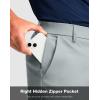 imageMens Golf Shorts with 5 Pockets 11quot Inseam Stretch Quick Dry Casual Work Dress Shorts for MenLight Grey