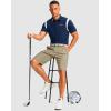 imageMens Golf Shorts with 5 Pockets 11quot Inseam Stretch Quick Dry Casual Work Dress Shorts for MenMountain Olive