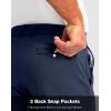 imageMens Golf Shorts with 5 Pockets 11quot Inseam Stretch Quick Dry Casual Work Dress Shorts for MenNavy