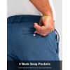 imageMens Golf Shorts with 5 Pockets 11quot Inseam Stretch Quick Dry Casual Work Dress Shorts for MenSlate Blue