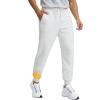 imageG Gradual Mens Cotton Fleece Lined JoggersHeather Light Grey