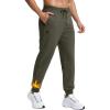 imageG Gradual Mens Cotton Fleece Lined JoggersMuscus Green