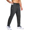 imageG Gradual Mens Fleece Lined Pants with Zipper Pocket Winter Warm Athletic Joggers Sweatpants for Men Workout Running GymCharcoal
