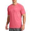 imageG Gradual Mens Workout Athletic TShirts Moisture Wicking Cooling Running Shirts Short Sleeve Performance Tee for Gym TennisPink