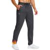 imageMens Fleece Lined Winter Pants 32quot34quot36quot Inseam Tall Sweatpants with Zipper Pockets Warm Athletic Joggers MenCharcoal