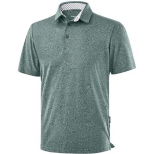 imageG Gradual Golf Shirts Short Sleeve Quick Dry Performance Moisture Wicking Collared Heather Polo Casual Athletic BusinessGrey Sage