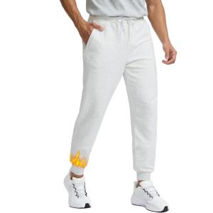 imageG Gradual Mens Cotton Fleece Lined JoggersHeather Light Grey