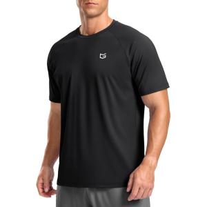 imageG Gradual Mens Workout Athletic TShirts Moisture Wicking Cooling Running Shirts Short Sleeve Performance Tee for Gym TennisBlack