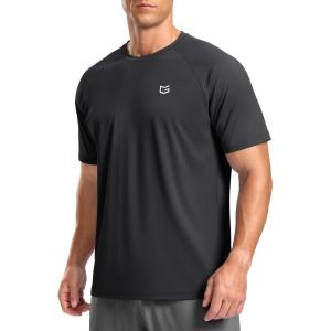 imageG Gradual Mens Workout Athletic TShirts Moisture Wicking Cooling Running Shirts Short Sleeve Performance Tee for Gym TennisDark Grey