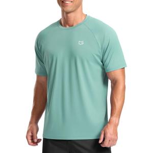 imageG Gradual Mens Workout Athletic TShirts Moisture Wicking Cooling Running Shirts Short Sleeve Performance Tee for Gym TennisJasmine Green