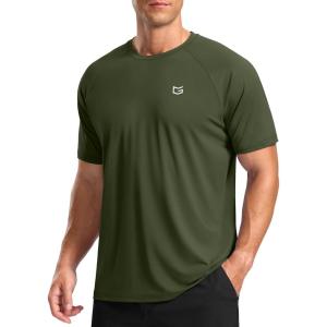 imageG Gradual Mens Workout Athletic TShirts Moisture Wicking Cooling Running Shirts Short Sleeve Performance Tee for Gym TennisOlive