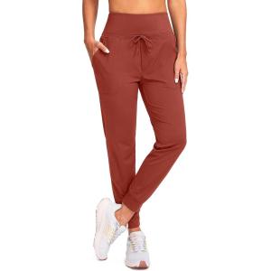 imageG Gradual Womens Joggers High Waisted Athletic Sweatpants with Zipper Pockets Tapered Workout Lounge Pants for Women