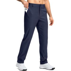imageMens Golf Pants 30quot32quot34quot Stretch Dress Pants Quick Dry Casual Slacks Work Business Trousers for Men with PocketsNavy