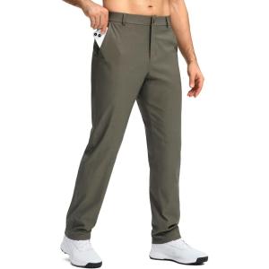 imageMens Golf Pants 30quot32quot34quot Stretch Dress Pants Quick Dry Casual Slacks Work Business Trousers for Men with PocketsSage Green