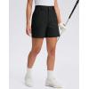 imageG Gradual 5quot Womens Golf Shorts Stretchy Lightweight Outdoor Hiking Shorts with Pockets Shorts for Women Casual SummerBlack