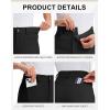 imageG Gradual 5quot Womens Golf Shorts Stretchy Lightweight Outdoor Hiking Shorts with Pockets Shorts for Women Casual SummerBlack