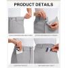 imageG Gradual 5quot Womens Golf Shorts Stretchy Lightweight Outdoor Hiking Shorts with Pockets Shorts for Women Casual SummerSleet