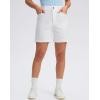 imageG Gradual 5quot Womens Golf Shorts Stretchy Lightweight Outdoor Hiking Shorts with Pockets Shorts for Women Casual SummerWhite