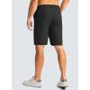 imageG Gradual Mens Casual Shorts 9quot Lightweight Golf Shorts for Men Stretch with 3 Pockets Quick Dry Breathable Work ShortsBlack
