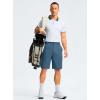 imageG Gradual Mens Casual Shorts 9quot Lightweight Golf Shorts for Men Stretch with 3 Pockets Quick Dry Breathable Work ShortsBlue