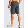 imageG Gradual Mens Casual Shorts 9quot Lightweight Golf Shorts for Men Stretch with 3 Pockets Quick Dry Breathable Work ShortsCharcoal